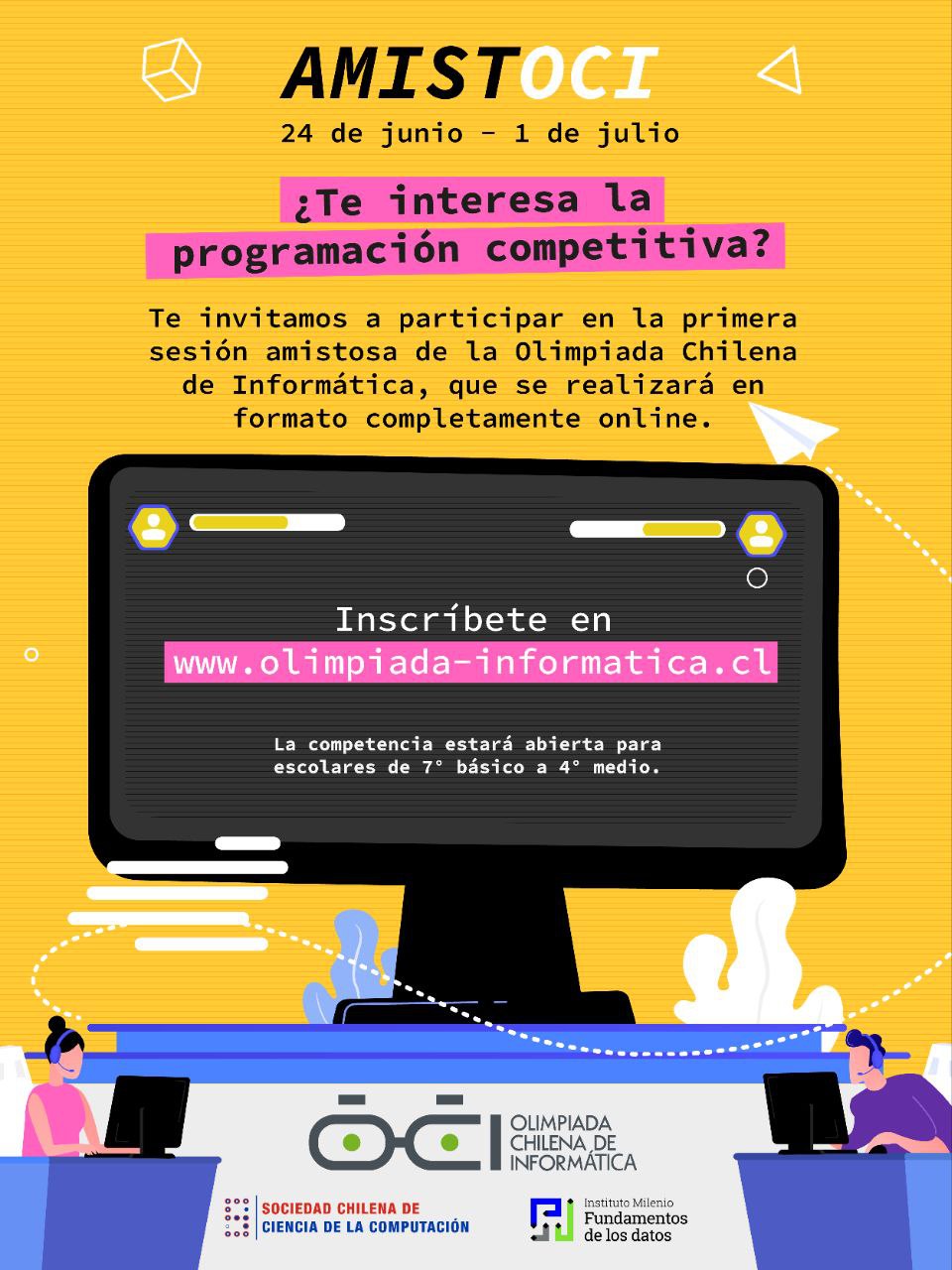 Inscripciones AmistOCI - Olimpiada Chilena de Informática